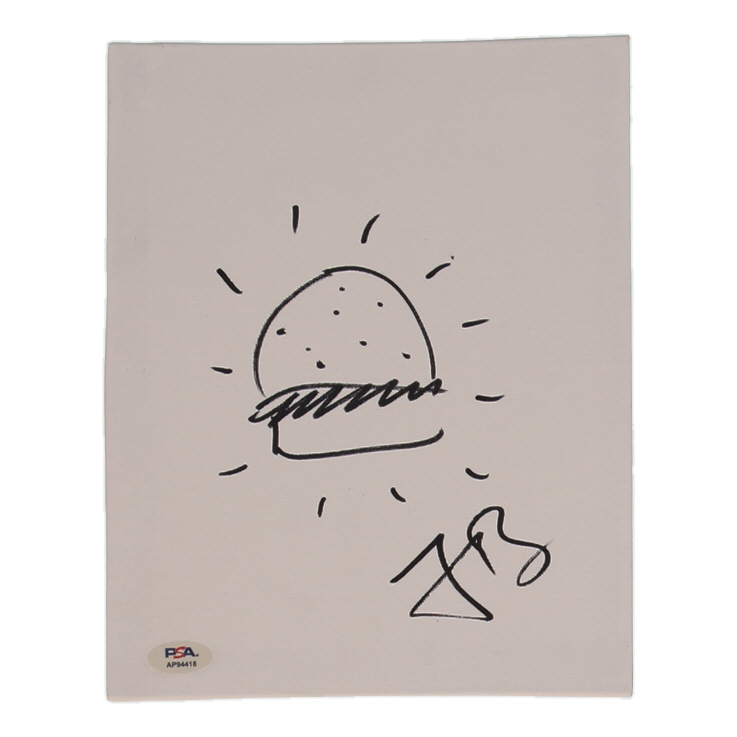 Loren Bouchard Signed 8x10 Canvas Sketch (PSA) at PristineAuction.com Loren Bouchard Signed 8x10 Canvas Sketch (PSA) at PristineAuction.com