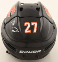 Matt Coronato Signed Flames Full-Size Hockey Helmet (JSA) at PristineAuction.com