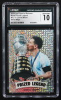 Lionel Messi 2024 Leaf Metal Special Release Prized Legend Silver Mojo #PL-17 #7/25 (CGC 10) at PristineAuction.com