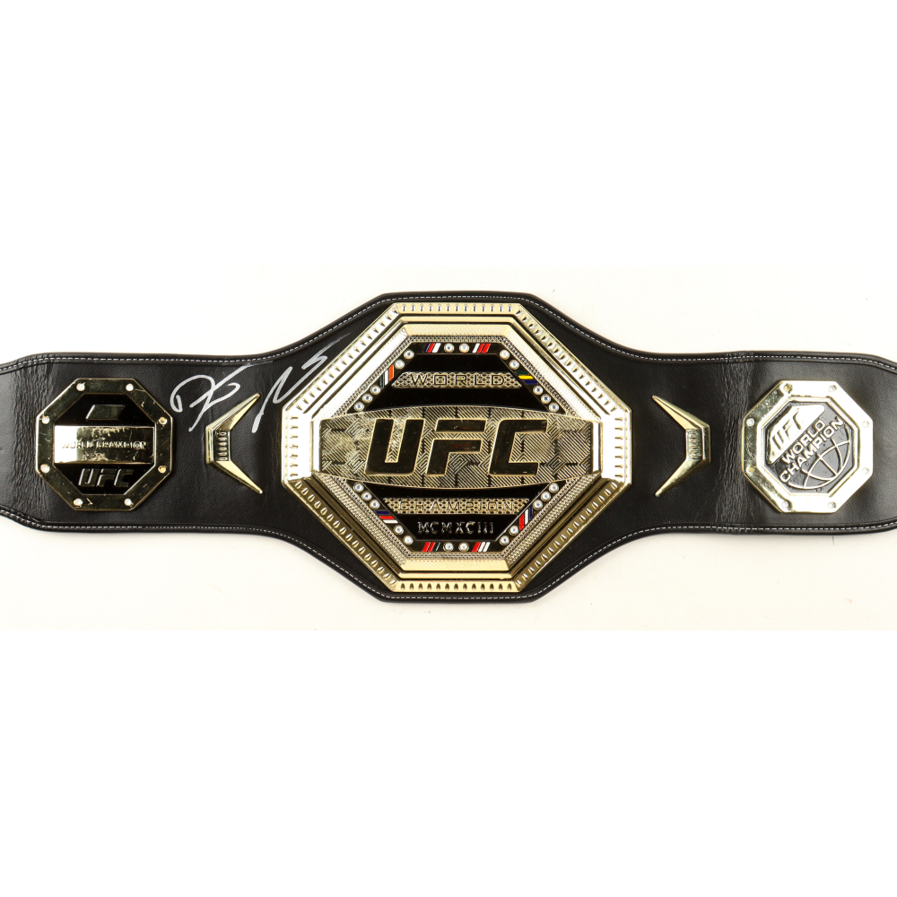 Dustin Poirier Signed Full-Size UFC Championship Belt (PSA) at PristineAuction.com