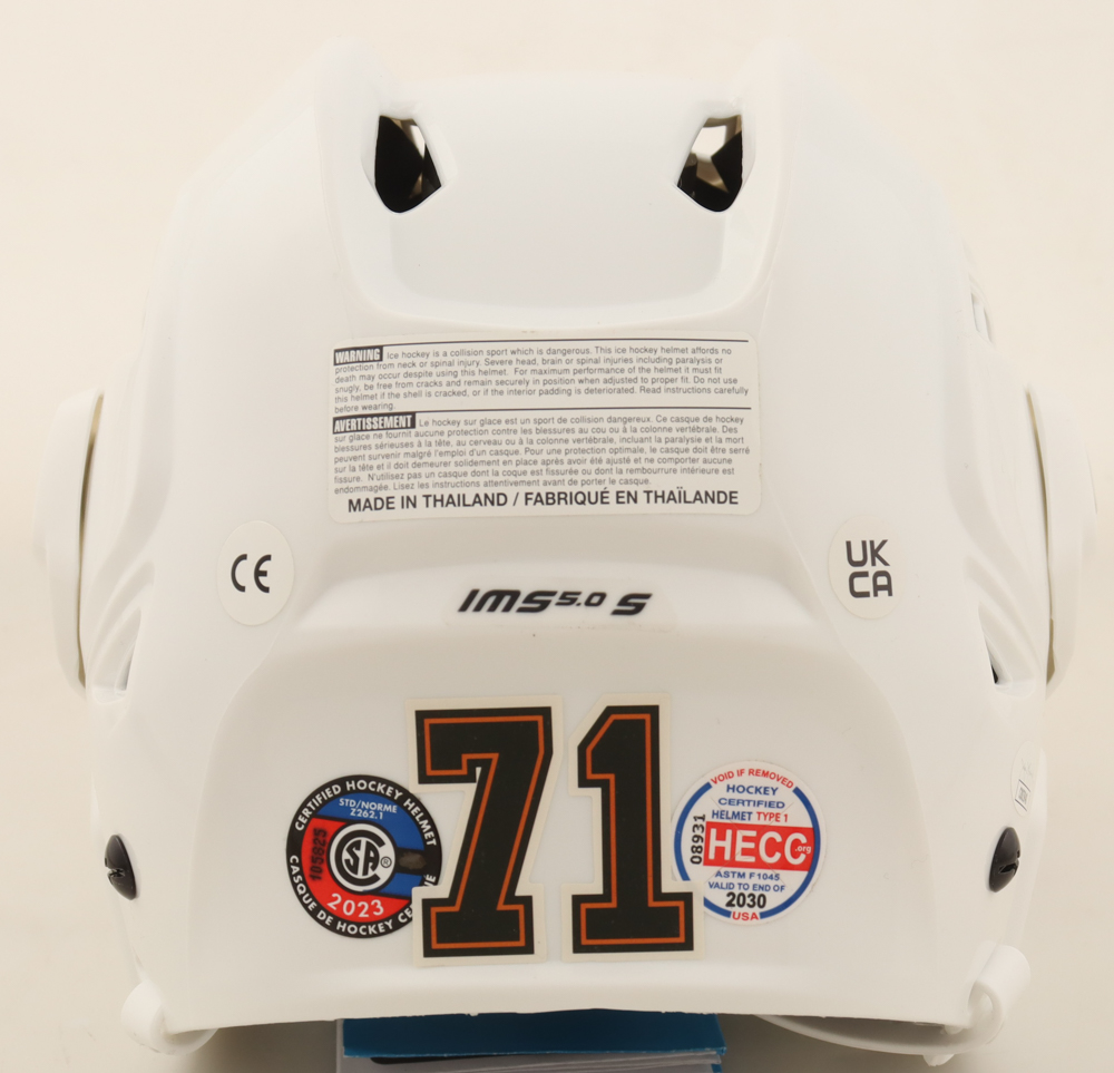 Macklin Celebrini Signed Sharks Full-Size Hockey Helmet (JSA) at PristineAuction.com Macklin Celebrini Signed Sharks Full-Size Hockey Helmet (JSA) at PristineAuction.com
