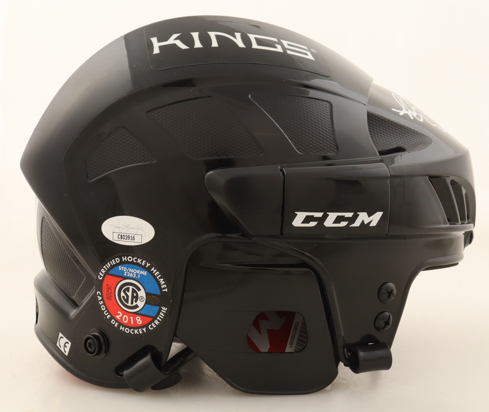 Adrian Kempe Signed Kings Full-Size Hockey Helmet (JSA) at PristineAuction.com Adrian Kempe Signed Kings Full-Size Hockey Helmet (JSA) at PristineAuction.com