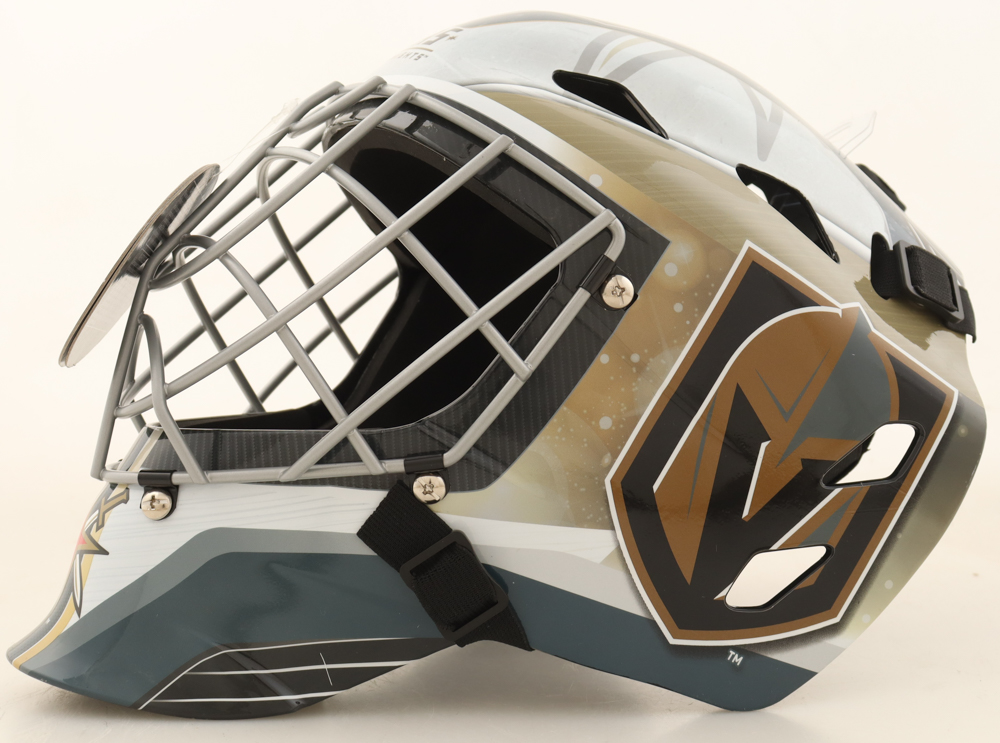 Adin Hill Signed Golden Knights Full-Size Goalie Mask (JSA) at PristineAuction.com Adin Hill Signed Golden Knights Full-Size Goalie Mask (JSA) at PristineAuction.com