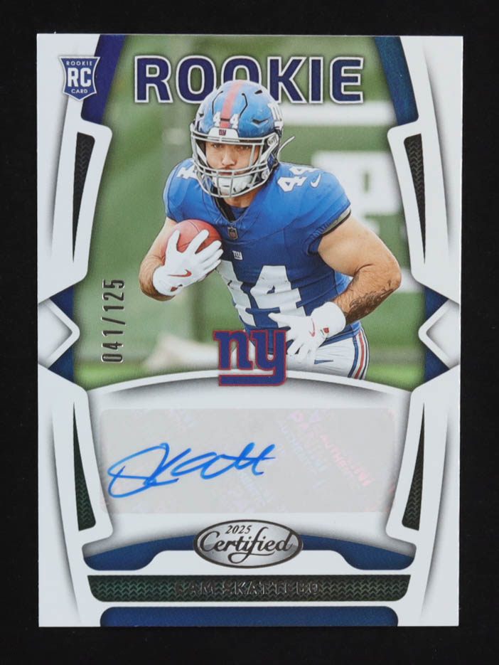 Cam Skattebo 2025 Certified Rookie Signatures #31 #041/125 RC at PristineAuction.com Cam Skattebo 2025 Certified Rookie Signatures #31 #041/125 RC at PristineAuction.com