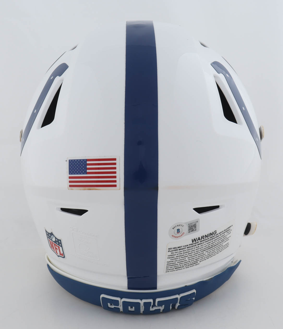 Michael Pittman Jr. Signed Colts Full-Size Authentic On-Field Speed Helmet With Oakley Visor (Beckett) at PristineAuction.com Michael Pittman Jr. Signed Colts Full-Size Authentic On-Field Speed Helmet With Oakley Visor (Beckett) at PristineAuction.com