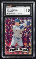 Shohei Ohtani 2023 Leaf Metal Special Release Prized Legend Purple Mojo #PL-18 #15/15 (CGC 10) at PristineAuction.com