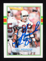 Jay Novacek Signed 1989 Topps #282 RC (JSA) at PristineAuction.com