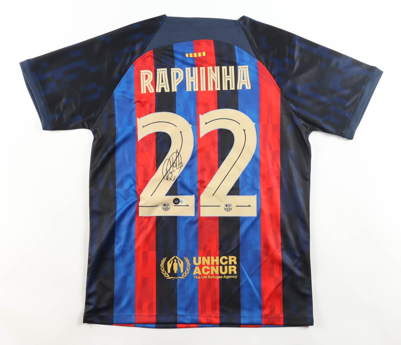Raphinha Signed FC Barcelona Nike Authentic Jersey (Beckett) at PristineAuction.com Raphinha Signed FC Barcelona Nike Authentic Jersey (Beckett) at PristineAuction.com