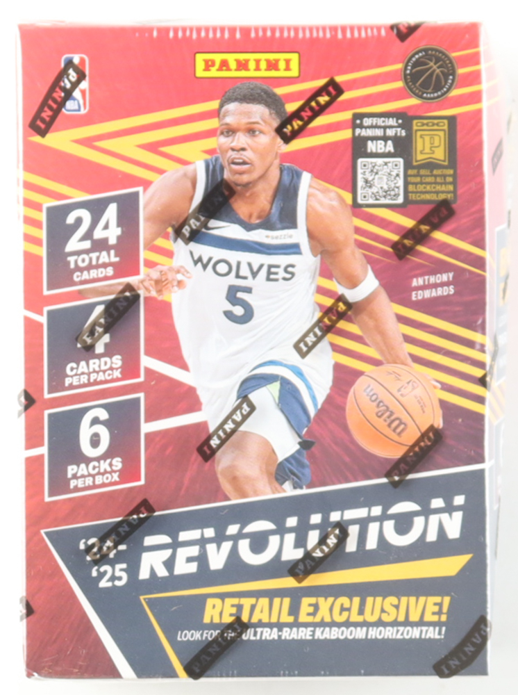 2024-25 Panini Revolution Basketball 6-Pack Blaster Box at PristineAuction.com 2024-25 Panini Revolution Basketball 6-Pack Blaster Box at PristineAuction.com