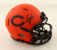 D. J. Moore Signed Bears Rave Alternate Speed Mini Helmet (JSA) at PristineAuction.com
