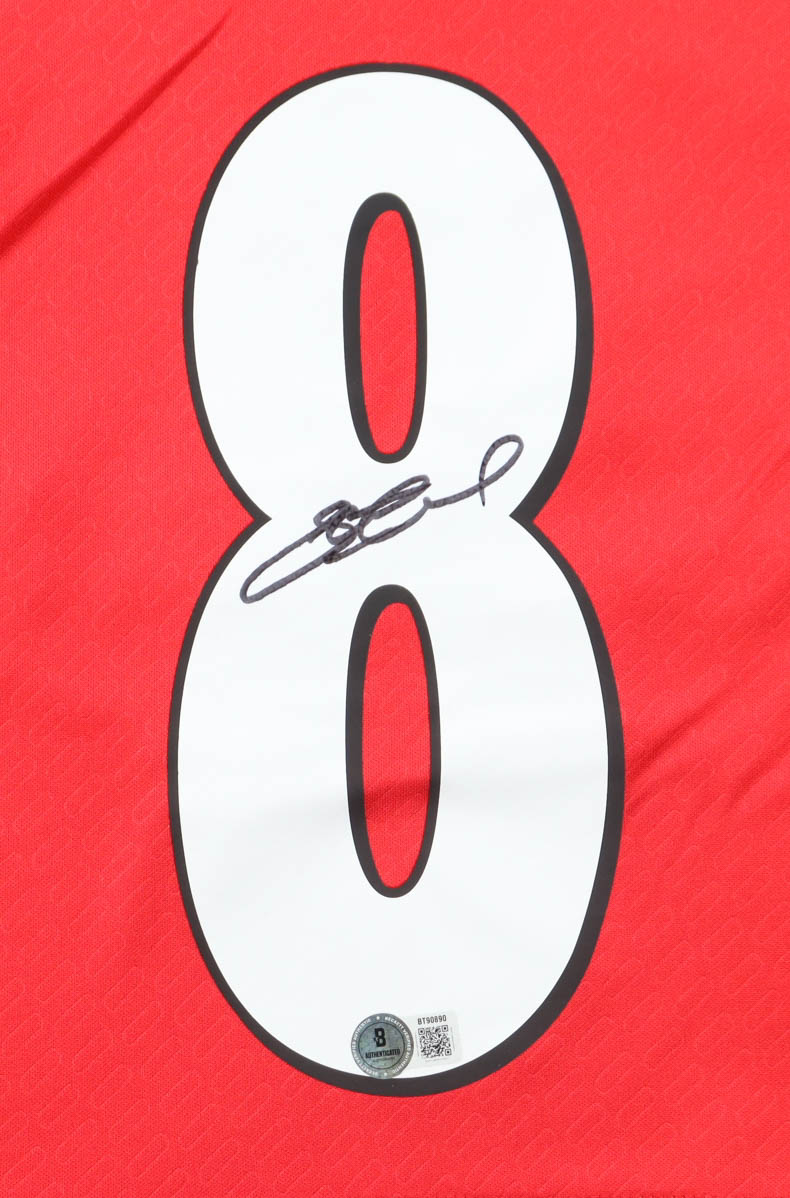 Steven Gerrard Signed Liverpool F.C. Reebok Authentic Jersey (Beckett) at PristineAuction.com Steven Gerrard Signed Liverpool F.C. Reebok Authentic Jersey (Beckett) at PristineAuction.com