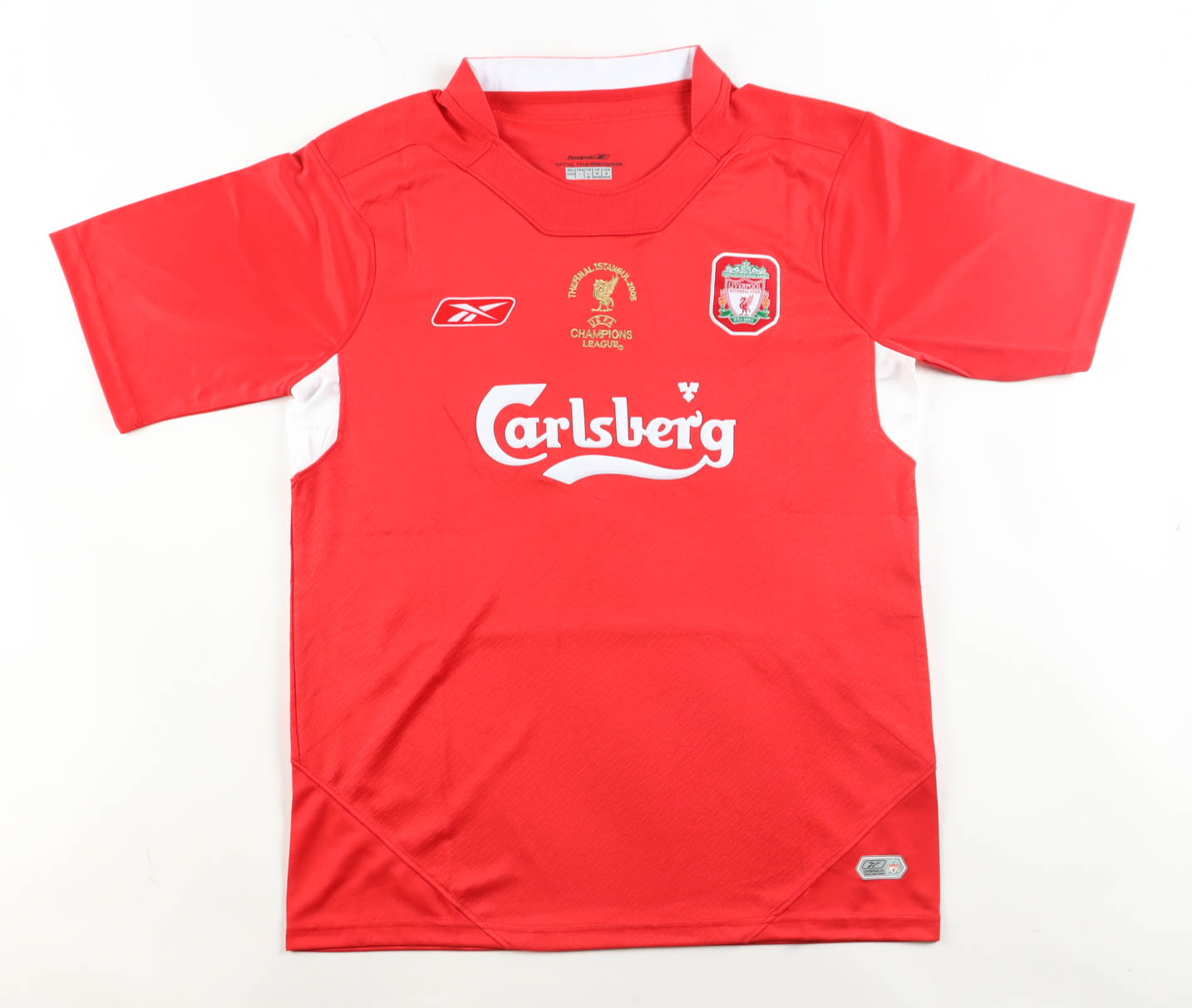 Steven Gerrard Signed Liverpool F.C. Reebok Authentic Jersey (Beckett) at PristineAuction.com Steven Gerrard Signed Liverpool F.C. Reebok Authentic Jersey (Beckett) at PristineAuction.com