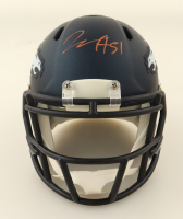 Que Robinson Signed Broncos Speed Mini Helmet (Beckett) at PristineAuction.com