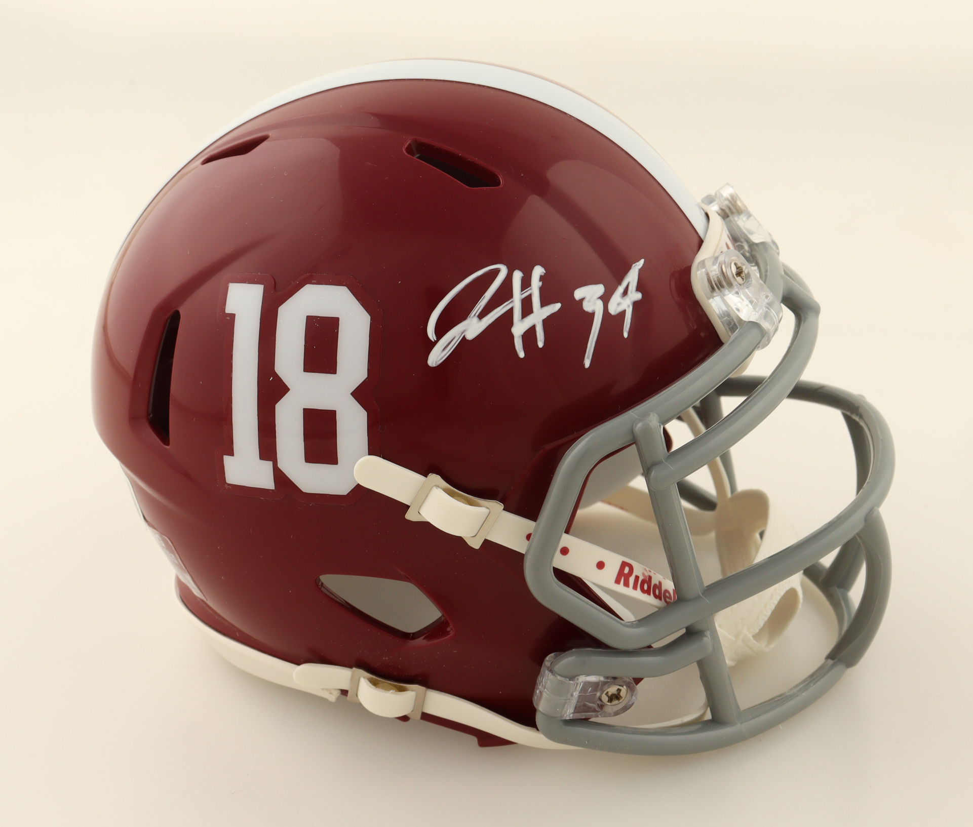 Que Robinson Signed Alabama Crimson Tide Speed Mini Helmet (Beckett) at PristineAuction.com Que Robinson Signed Alabama Crimson Tide Speed Mini Helmet (Beckett) at PristineAuction.com