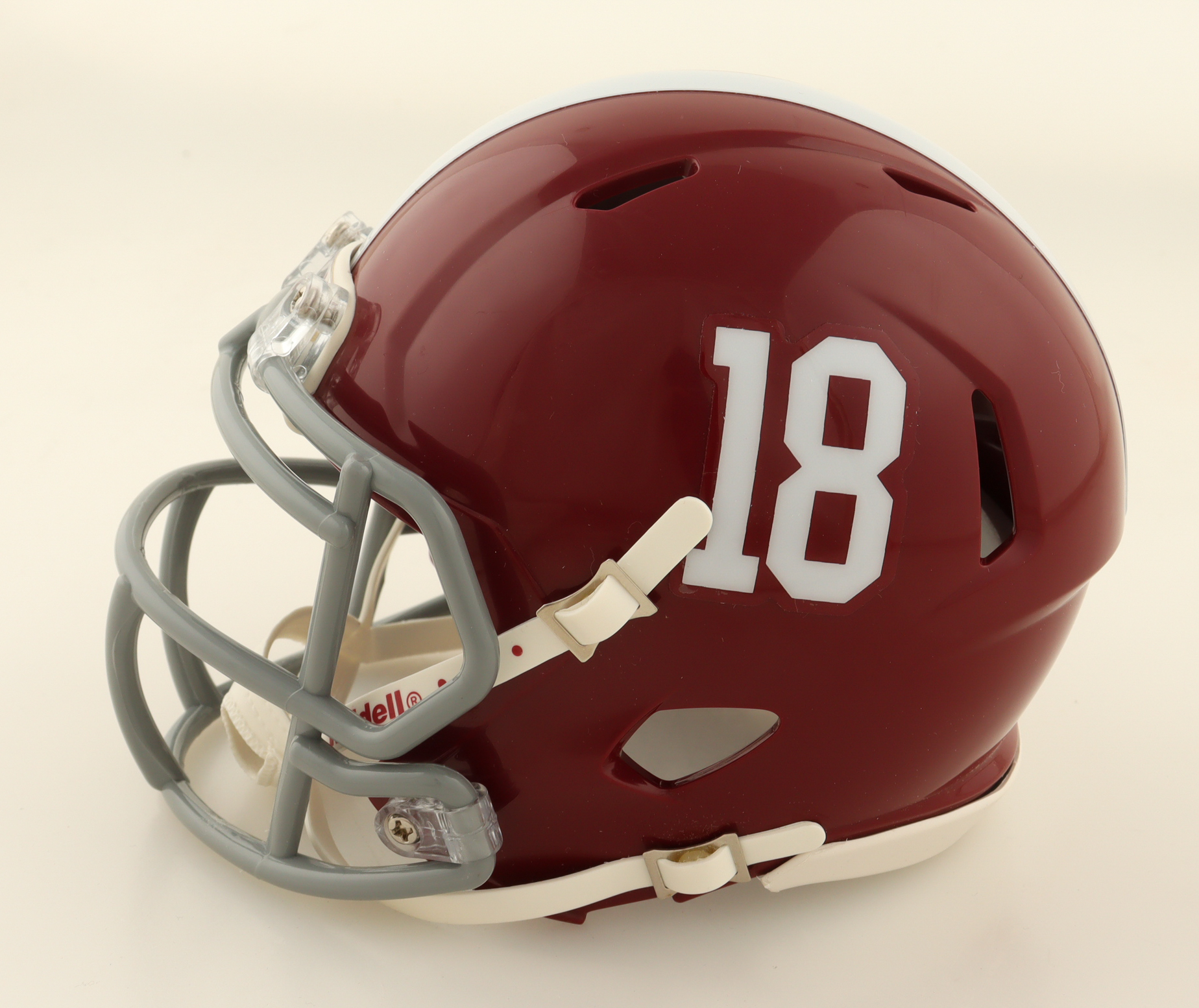 Que Robinson Signed Alabama Crimson Tide Speed Mini Helmet (Beckett) at PristineAuction.com Que Robinson Signed Alabama Crimson Tide Speed Mini Helmet (Beckett) at PristineAuction.com