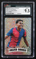 Lamine Yamal 2024 Leaf Metal Special Release Prized Rookie Silver Mojo #PR-23 RC #21/25 (CGC 9.5) at PristineAuction.com