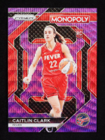 Caitlin Clark 2024 Panini Prizm Monopoly WNBA Insert Purple #WNBA27 RC at PristineAuction.com