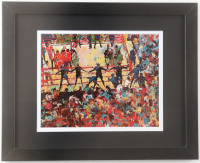 "Muhammad Ali at Madison Square Garden" by Leroy Neiman Custom Framed Art Print at PristineAuction.com