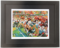 "Joe Montana at the Super Bowl" by Leroy Neiman Custom Framed Art Print at PristineAuction.com