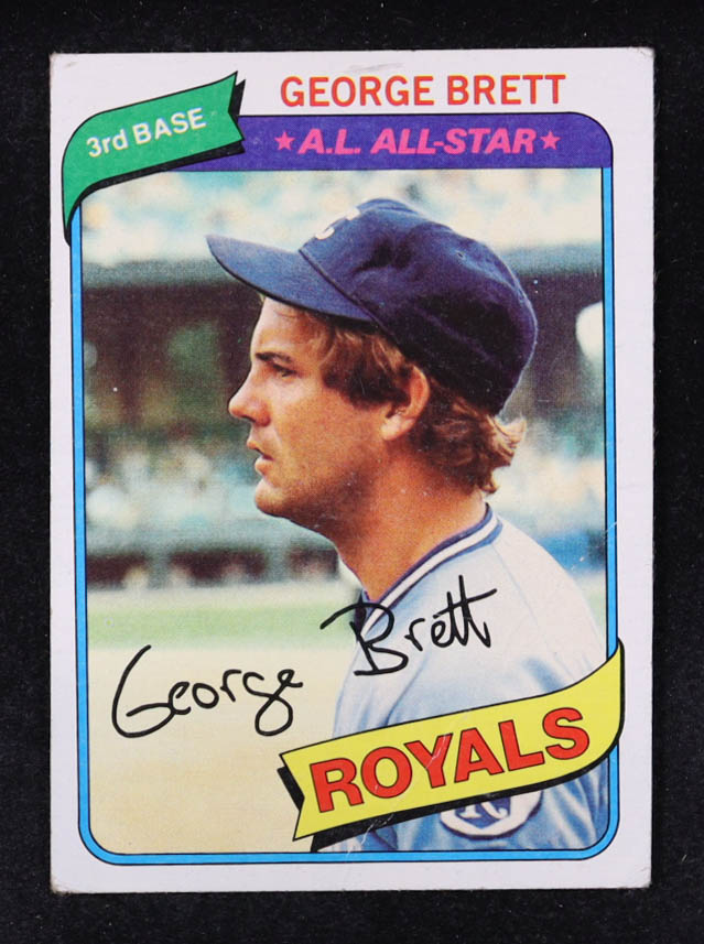 George Brett 1980 Topps #450 at PristineAuction.com George Brett 1980 Topps #450 at PristineAuction.com