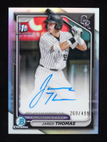 Jared Thomas 2024 Bowman Chrome Draft Autographs Refractors #CPAJTH #269/499 RC at PristineAuction.com
