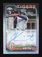 Colt Keith 2024 Topps Chrome Logofractor Autographs #RCACK RC at PristineAuction.com