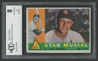 Stan Musial 1960 Topps #250 (BCCG 8) at PristineAuction.com
