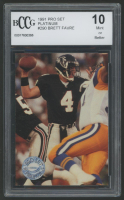 Brett Favre 1991 Pro Set Platinum #290 RC (BCCG 10) at PristineAuction.com
