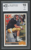 Brett Favre 1991 Upper Deck #13 RC (BCCG 10) at PristineAuction.com