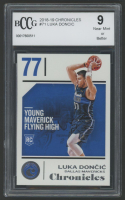 Luka Doncic 2018-19 Panini Chronicles #71 RC (BCCG 9) at PristineAuction.com