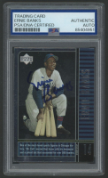 Ernie Banks Signed 2000 Upper Deck Legends #18 (PSA) at PristineAuction.com