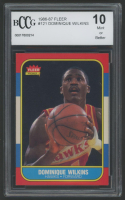 Dominique Wilkins 1986-87 Fleer #121 RC (BCCG 10) at PristineAuction.com