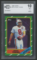 Steve Young 1986 Topps #374 (BCCG 10) at PristineAuction.com