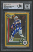 Roger Staubach Signed 2022 Classics Timeless Tributes Gold #109 (BGS | Autograph Graded 10) at PristineAuction.com