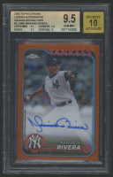 Mariano Rivera 2024 Topps Chrome Legend Autographs Orange Refractors #CLAMR #23/25 (BGS 9.5 | Autograph Graded 10) at PristineAuction.com