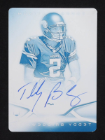 Teddy Bridgewater 2014 Topps Platinum Cyan Printing Production Plate Autographs #14 #1/1 RC at PristineAuction.com
