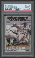 Jackie Robinson 2017 Topps Memorable Moments #MM-25 (PSA 10) at PristineAuction.com