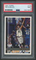 Tim Duncan 1997-98 Topps #115 (PSA 9) at PristineAuction.com