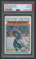 Wayne Gretzky 1982 O-Pee-Chee In Action IA #107 (PSA 8) at PristineAuction.com