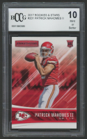 Patrick Mahomes 2017 Rookies and Stars #201 RC (BCCG 10) at PristineAuction.com
