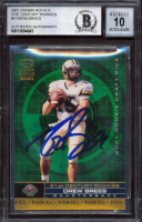 Drew Brees Signed 2001 Crown Royale 21st Century Rookies #4 (BGS | Autograph Graded 10) at PristineAuction.com