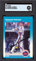 Howard Johnson Signed 1987 Fleer #13 (SGC) at PristineAuction.com