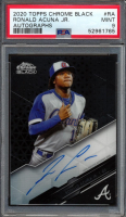 Ronald Acuna Jr. 2020 Topps Chrome Black Autographs #CBARA (PSA 9) at PristineAuction.com