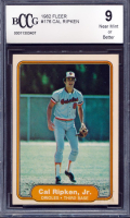 Cal Ripken Jr. 1982 Fleer #176 RC (BCCG 9) at PristineAuction.com