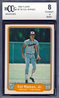Cal Ripken Jr. 1982 Fleer #176 RC (BCCG 8) at PristineAuction.com
