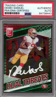 Deebo Samuel Signed 2020 Donruss Elite #1 (PSA) at PristineAuction.com