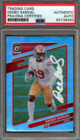 Deebo Samuel Signed 2020 Donruss Optic #190 (PSA) at PristineAuction.com