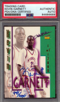 Kevin Garnett 1995 Signature Rookies Autobilia Autographs #5 #941/1000 (PSA) at PristineAuction.com