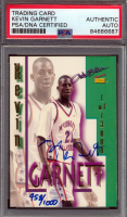 Kevin Garnett 1995 Signature Rookies Autobilia Autographs #5 #958/1000 (PSA) at PristineAuction.com