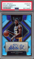 Magic Johnson Signed 2021-22 Select Signatures #18 #159/199 (PSA 9) at PristineAuction.com